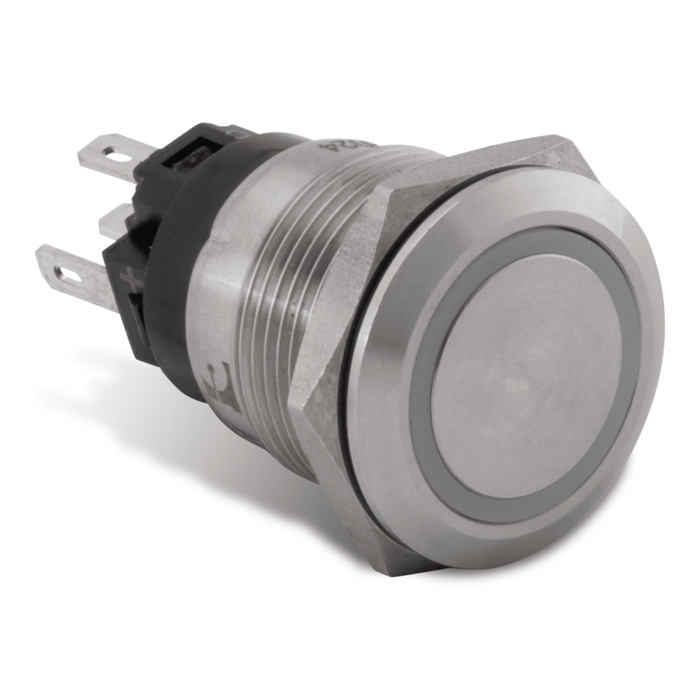 Push Button Switch, Red Halo | AV10040R