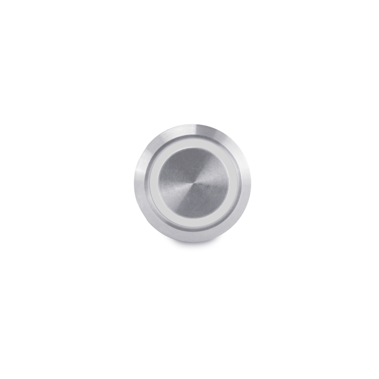 Push Button Switch, White Halo | AV10040W