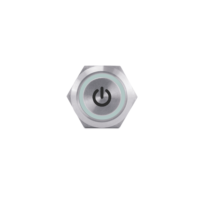 Push Button Switch, Green Halo | AV10060G