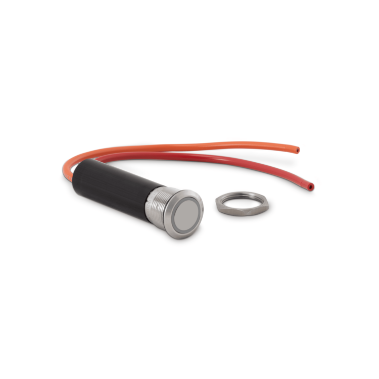 Push Button Switch, Red Halo | AV10100R