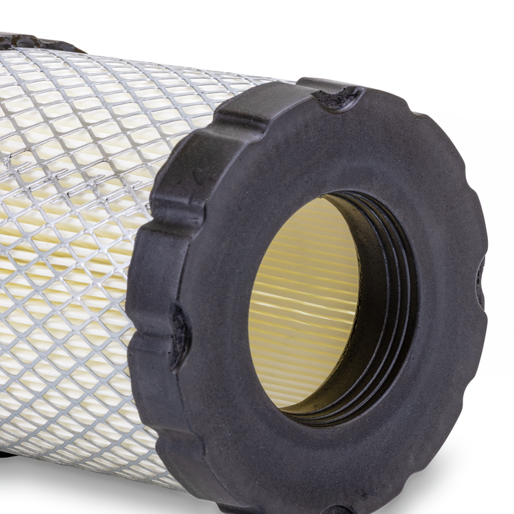 Close-up of a 7-083193 Prime Line air filter on a white background