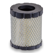 Cylindrical Prime Line air filter on a white background