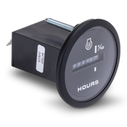 Hour meter on a white background