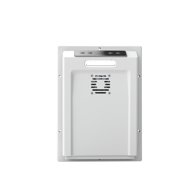 Front vented view of a white Dometic CSX 200 cold machine on a white background