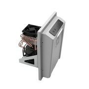 The Dometic CSX 200 cold machine turned to the side on a white background