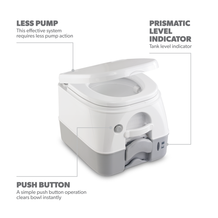 3118番 Dometic 972 ポータブルトイレ 簡易トイレ 携帯トイレ Dometic 972 Portable Toilet — SIERRA
