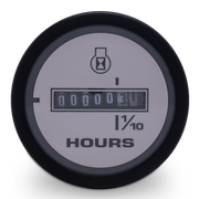 Hour meter on a white background
