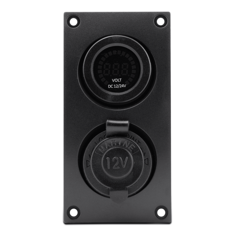 AUX Power Socket w/ Voltmeter | EA01010