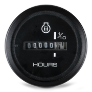 Hour meter gauge on a white background
