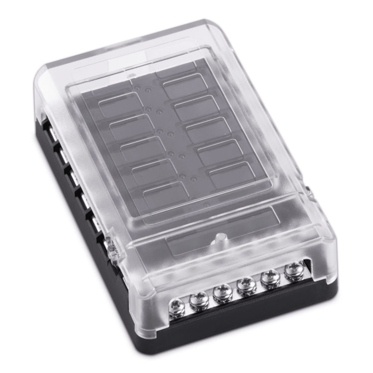 A Sierra fuse block cover on a white background