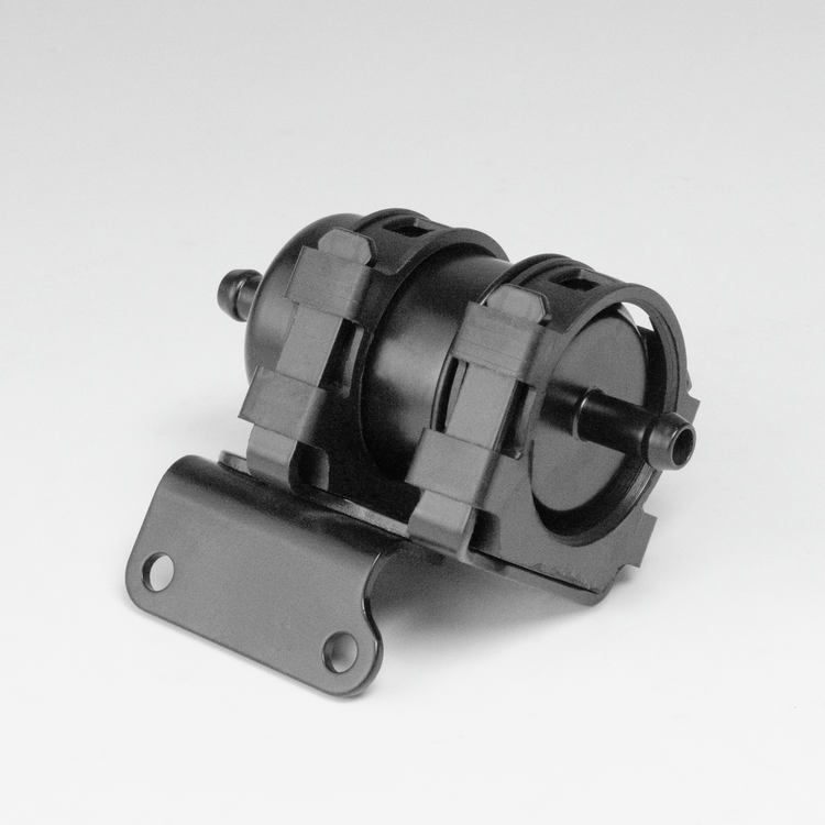 A replacement fuel filter for Suzuki outboard motors on a white background