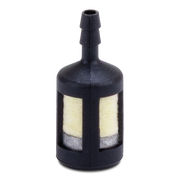 Black Prime Line 7-07180D fuel filter on a white background
