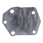 A fuel pump diaphragm with four pre-drilled circular holes, shown on a solid white background.
