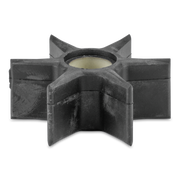 A black, five-pointed star-shaped impeller with a circular opening in the center, shown on a plain white background.