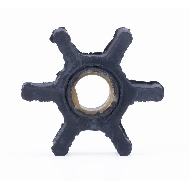 A dark gray impeller shown against a plain white background.