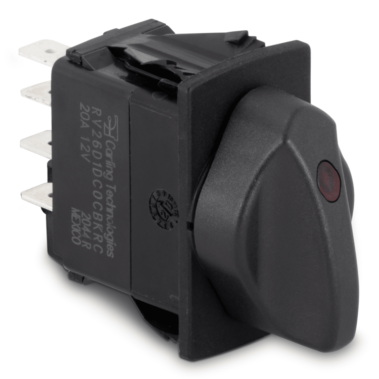 Contura Rotary Switch, Red | RS20020