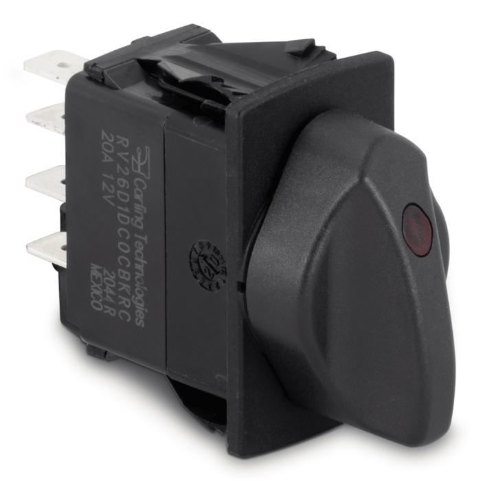 Contura Rotary Switch, Red | RS20020