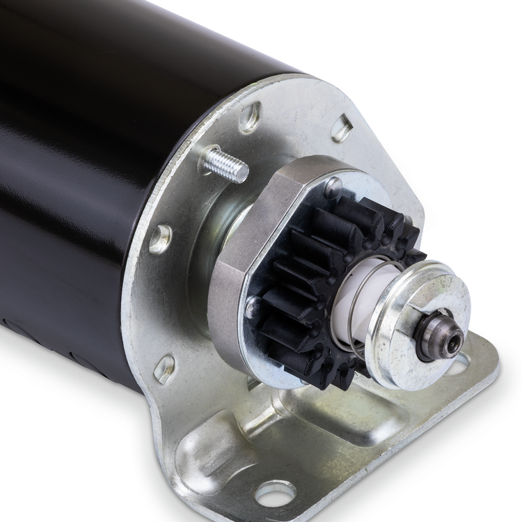 Closeup of a Prime Line starter wheel on a white background