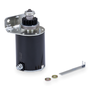 A Prime Line 7-06820 starter with washers and bracket on a white background