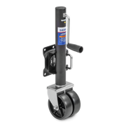 SIERRA branded dual-wheel trailer jack on a white background