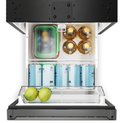 Top view of an open Dometic NRXD boat or RV refrigerator