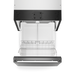 Top view of an open and empty Dometic NRXD pull-out style refrigerator